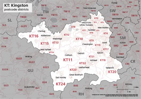 KT postcode area .